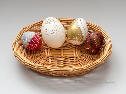 Kraslice vŕtané, madeira